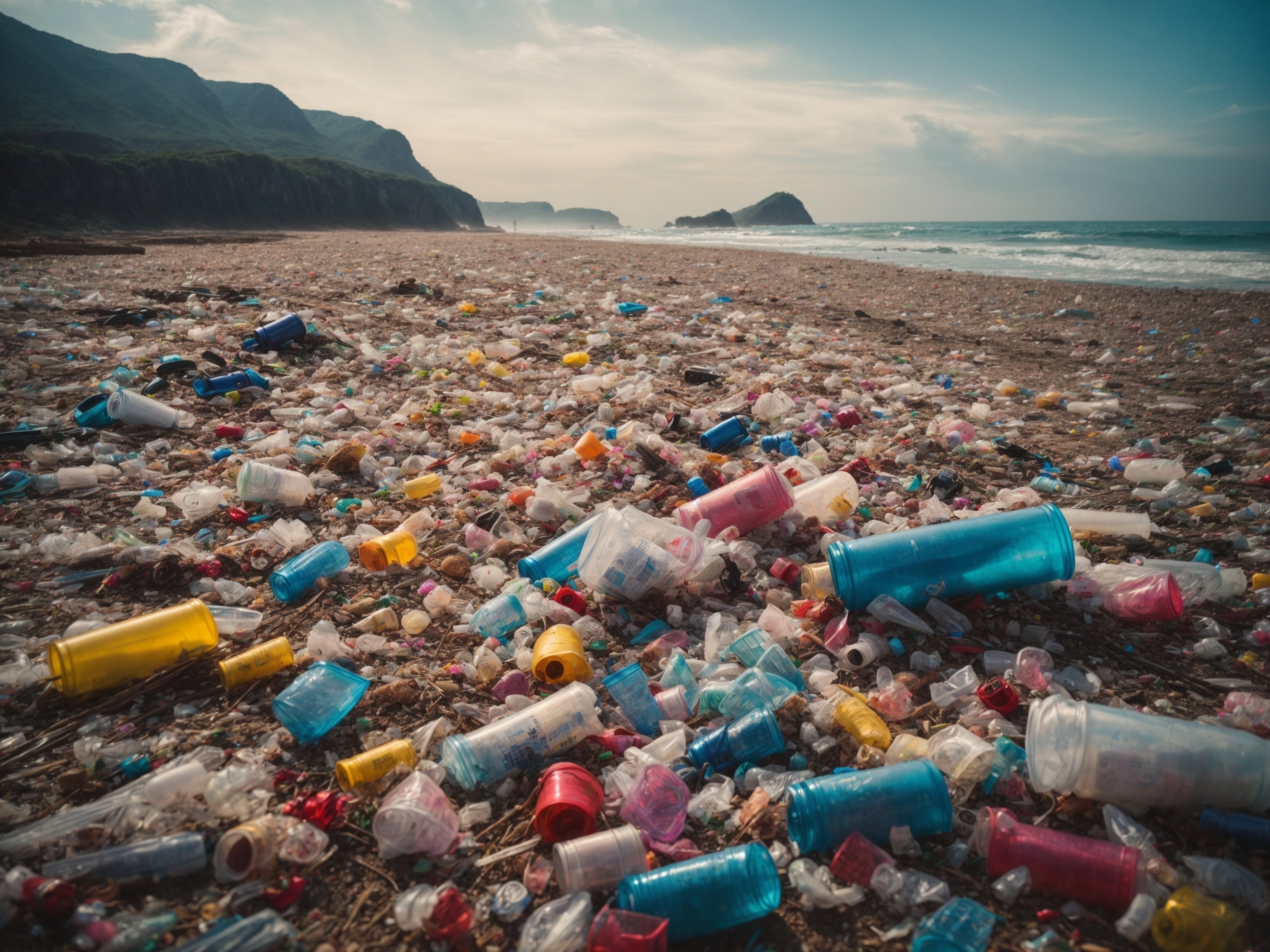 Pollution plastics
